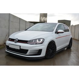 Накладки сплиттеры на пороги на Volkswagen Golf VII GTI